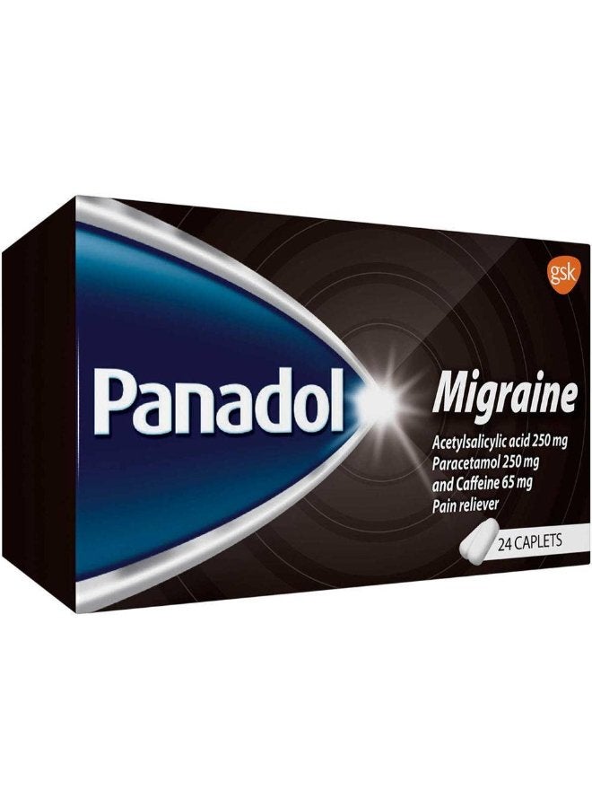 Panadol أقراص بانادول للصداع النصفي 24 حبة
