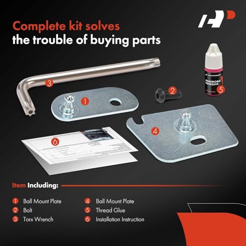 A-Premium دعامات مساعد فتح صندوق السيارة A-Premium متوافقة مع فورد F-150 2015-2025 (2022-2025 تناسب طراز Fleetside) ملحقات رفع صندوق السيارة، كابينة Crew/Extended/Standard بيك أب - Image 2