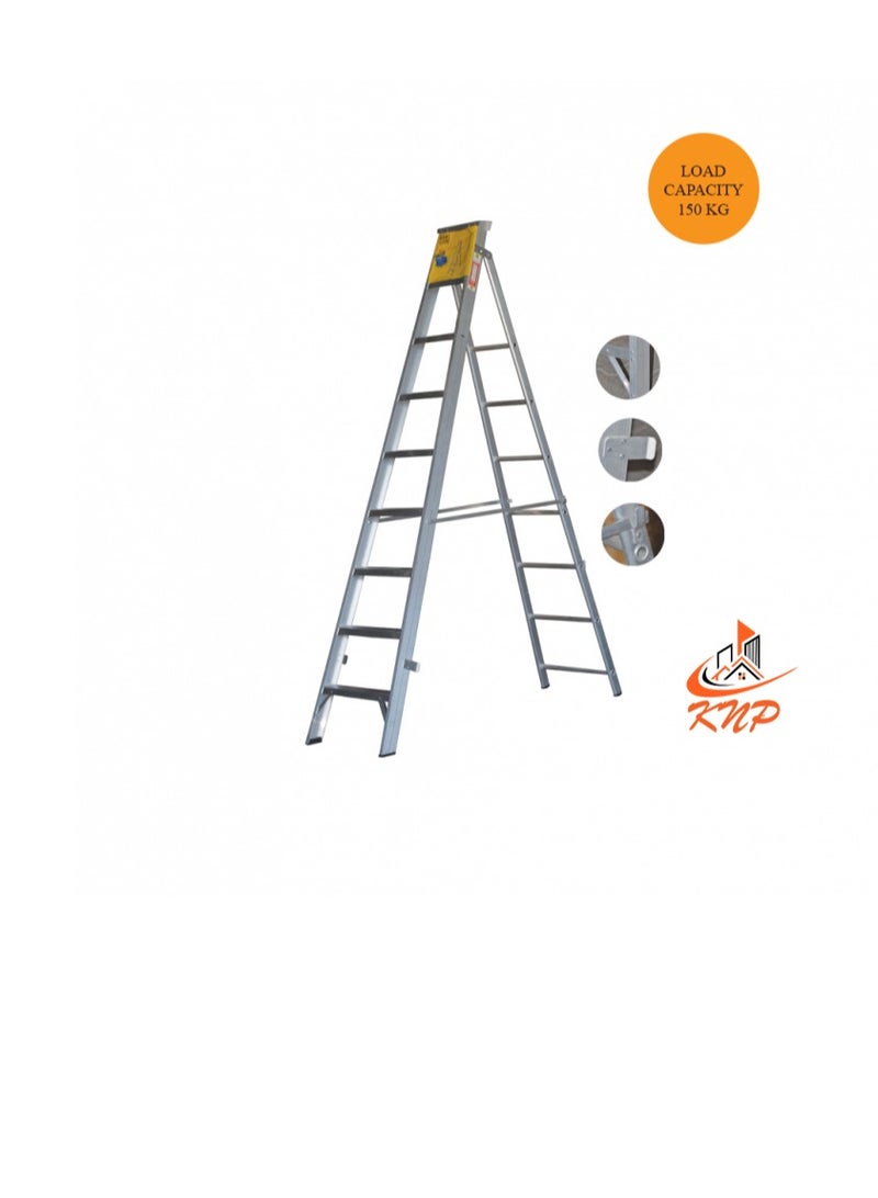 KNP Heavy Duty Dual Purpose Aluminum Ladder 6 STEPS  - Image 3