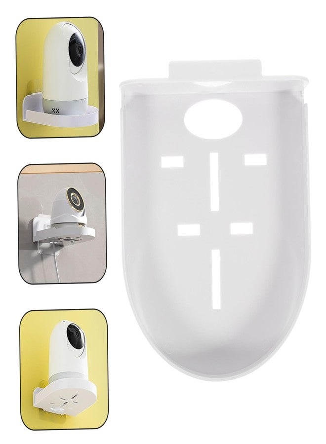 STORE 2508 Store2508 Security Camera CCTV Wall Mount Shelf Bracket Holder | Self Adhesive Installation | No Drilling | Baby Monitor Mount (2 Pcs White) - Image 3