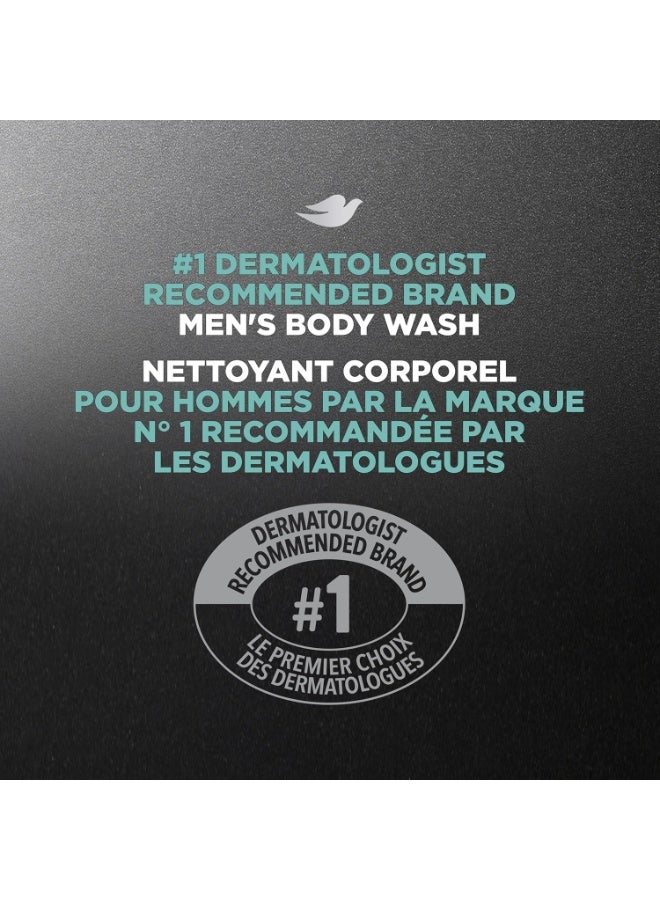 Dove Men+Care Body and Face Wash with 24H Nourishing Micromoisture, Sea Salt + Citrus, Men's Body Wash, 532mL - Image 5