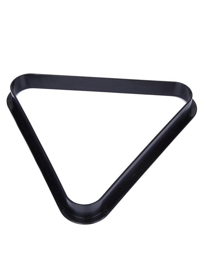 JBB مثلث طاولة البلياردو والسنوكر بإطار بلاستيكي باللون الأسود - Image 1