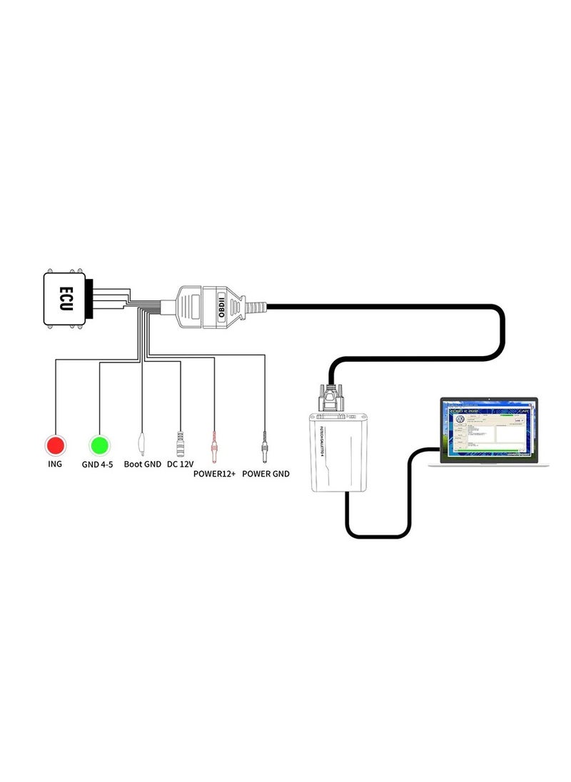 Generic - Vehicles ECU Programing Data Cable Full Protocol OBD2 Jumper Via PPS/ FGTECH/ KESS/ BYSHUT/ DISPROG/Openport/Techstream - Image 1
