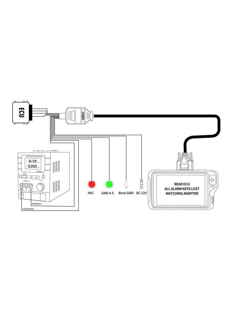 Generic - Vehicles ECU Programing Data Cable Full Protocol OBD2 Jumper Via PPS/ FGTECH/ KESS/ BYSHUT/ DISPROG/Openport/Techstream - Image 1