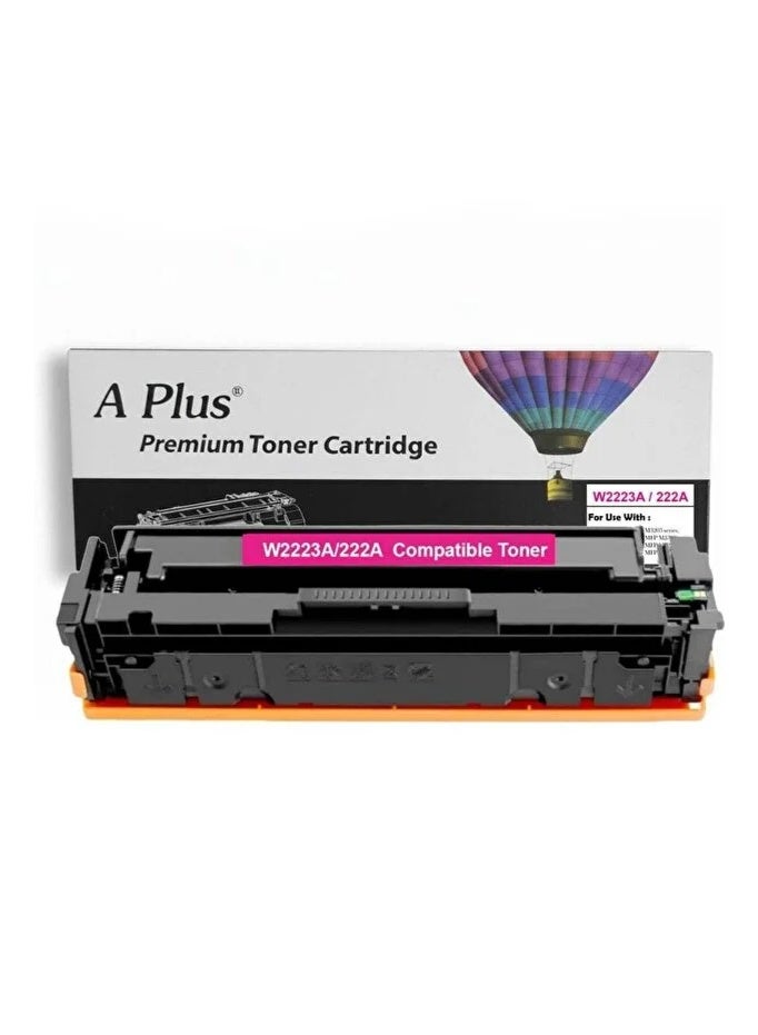 A PLUS APlus 222A W2223A Magenta Compatible Blue Toner Cartridge Set for HP Color LaserJet Pro M3203, M3303, M3288, M3388 Series - Image 1