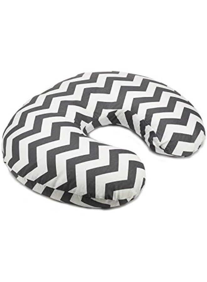 Moro Moro Premium Nursing Pillow Cover | Slipcover For Breastfeeding Pillows | Fits Boppy Pillows | Chevron Patterned - Image 2