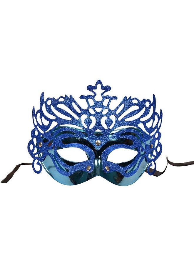 Funcart Funcart Masquerade Mask for Men & Women Ultralight Metal Mask Shiny Metal Glitter Venetian Pretty Party Evening Prom Ball Mask-Pack of 3  - Image 3