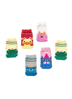 COTTONIL Pack of 6 Cotton Baby Socks for Girls  - Image 1