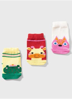 COTTONIL Pack of 6 Cotton Baby Socks for Girls  - Image 2
