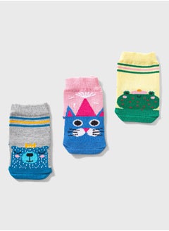 COTTONIL Pack of 6 Cotton Baby Socks for Girls  - Image 3