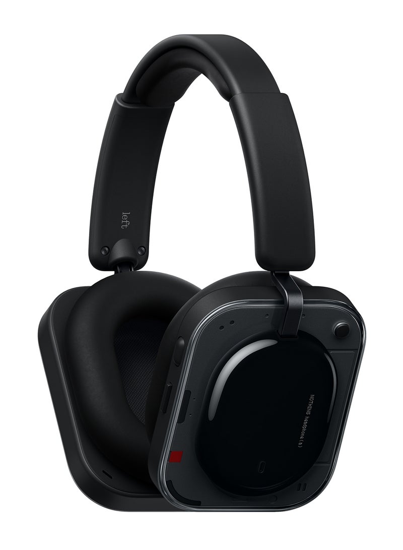 Nothing Headphone (a) Wireless Over Ear Headphones with Active Noise Cancelling, Up to 135 Hours of Battery Life, Hi-Res, LDAC, Tactile Controls - Black black - Image 2