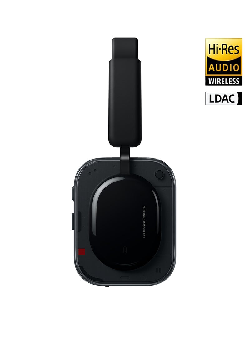 Nothing Headphone (a) Wireless Over Ear Headphones with Active Noise Cancelling, Up to 135 Hours of Battery Life, Hi-Res, LDAC, Tactile Controls - Black black - Image 5