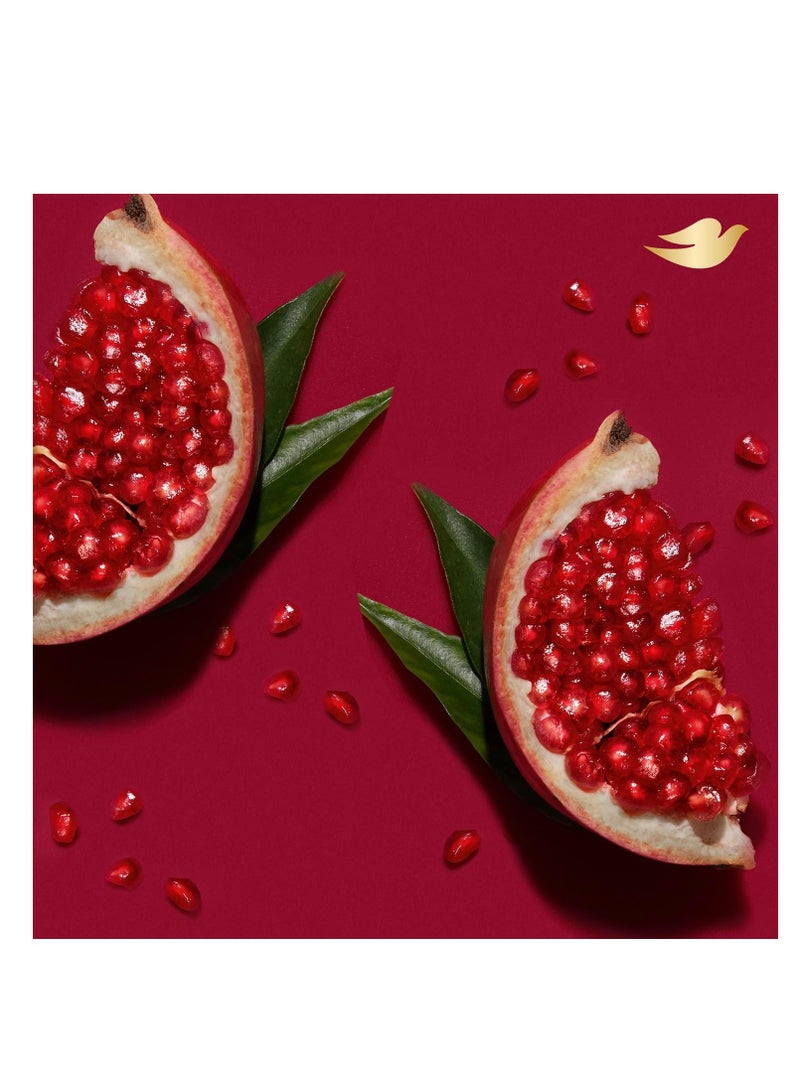 دوف قالب صابون منعش بالرمان، يغذي البشرة ¼ كريم مرطب 4*90 جرام - Image 5