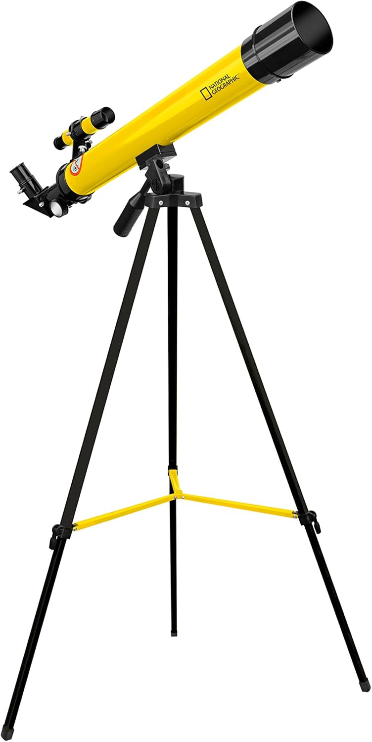 National Geographic 50/600 Refractor Telescope - Yellow - Image 1