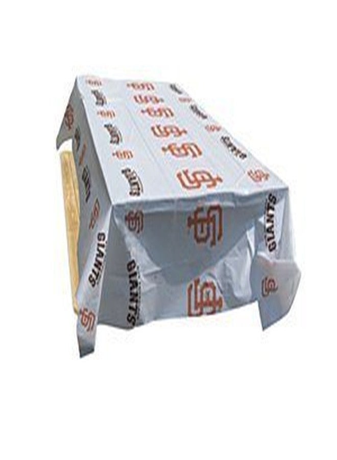 RICO INDUSTRIES MLB San Francisco Giants Vinyl Table Cover, One Size, Team Colors