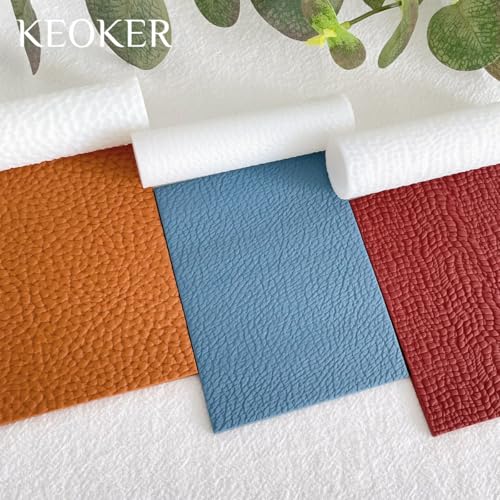 KEOKER Polymer Clay Leather Texture Roller, Polymer Clay Texture Roller, 3pcs Leather Texture Roller for Polymer Clay, Like Polymer Clay Texture Sheets, Great Work with Polymer Clay Cutters - Image 5