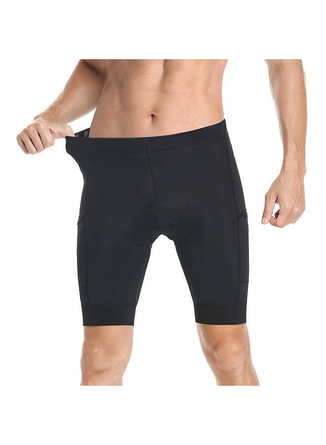 Generic Men Cycling Shorts Padded Bike Shorts with 3 Pockets Breathable Bicycle Riding Biking Shorts Tights S - Image 2
