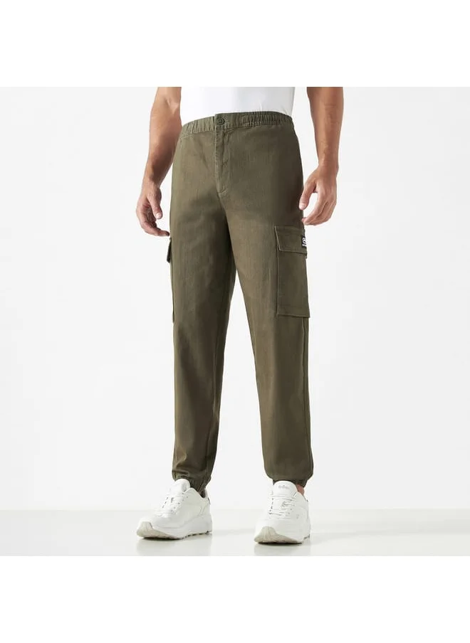 Ecko Unltd. Ecko Unltd Solid Cargo Pants with Pockets