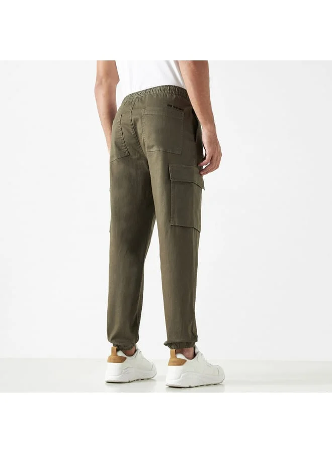 Ecko Unltd. Ecko Unltd Solid Cargo Pants with Pockets
