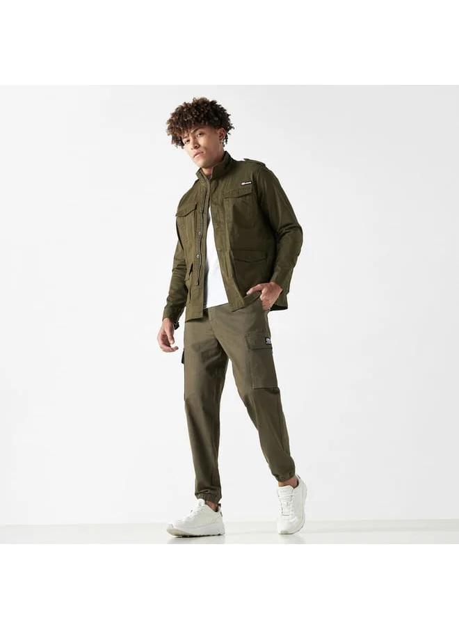 Ecko Unltd. Ecko Unltd Solid Cargo Pants with Pockets
