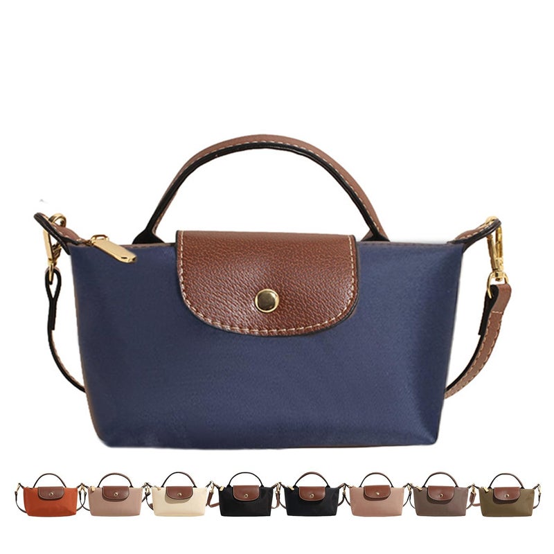 SANIKAWA Fashion Mini Crossbody Bag, Handbags Purses with Adjustable Strap for Women, Ladies Shoulder Totes Bag (Blue) - Image 1