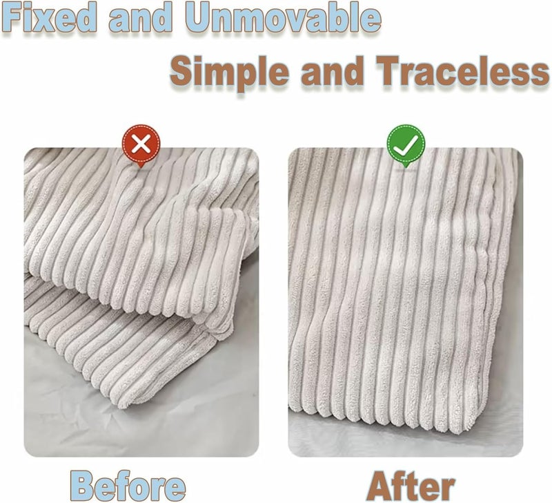Elvana Pack of 10 Duvet Snaps | Anti-Slip Quilt Clips | Comforter Fasteners for Duvet Cover | Bedding Grippers to Hold Blanket & Quilt Securely - Image 5