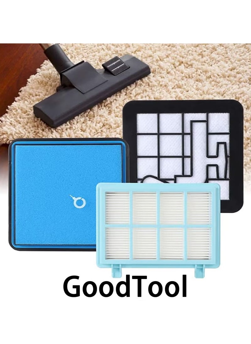 GoodTool 3 Component Washable Filter Set For Vacuum Cleaner Filter Replacement Parts  - Image 1