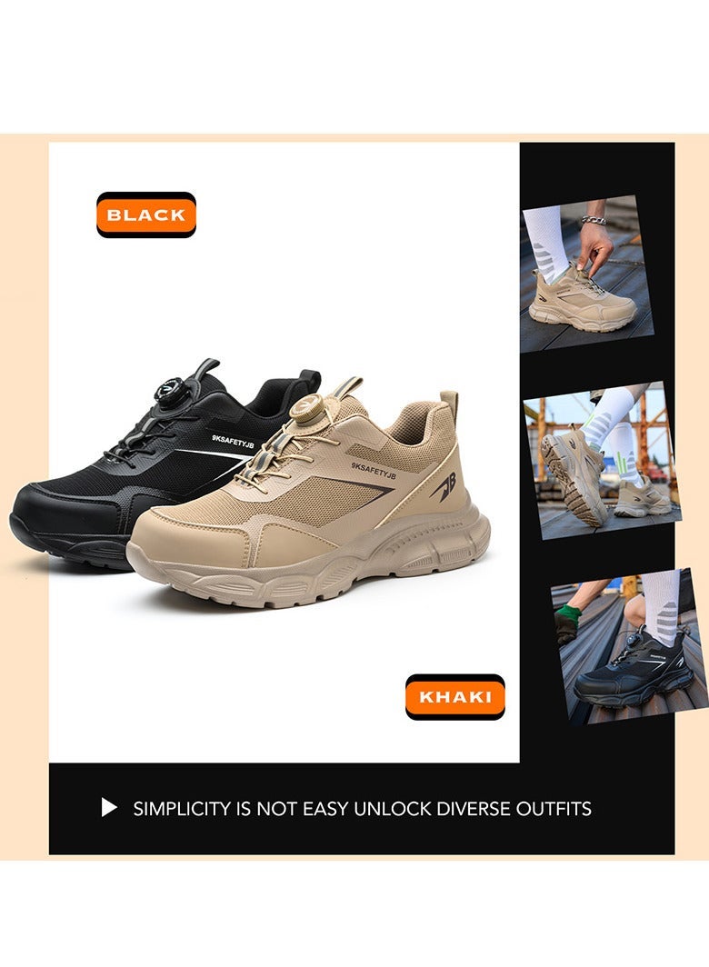 general Mens Work Safety Shoes Indestructible Steel Toe Cap Sneakers - Image 4