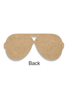 Creative Arts n Frames Creative Arts n Frames Sunglasses Shape Decorative Wooden Decorative Wall Mount HD Mirror for Living Room Home Dcor Highland Pine  - Image 4