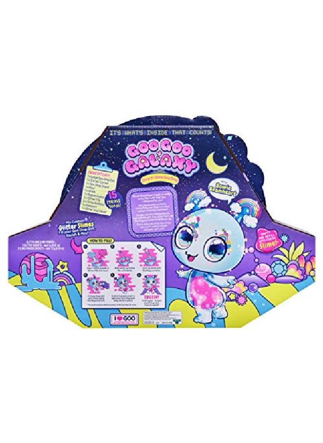 Goo Goo Galaxy - 8 Inch Doll Diy Slime & Glitter Kit Create Feed Fill & Refill Xl Doll - Image 1