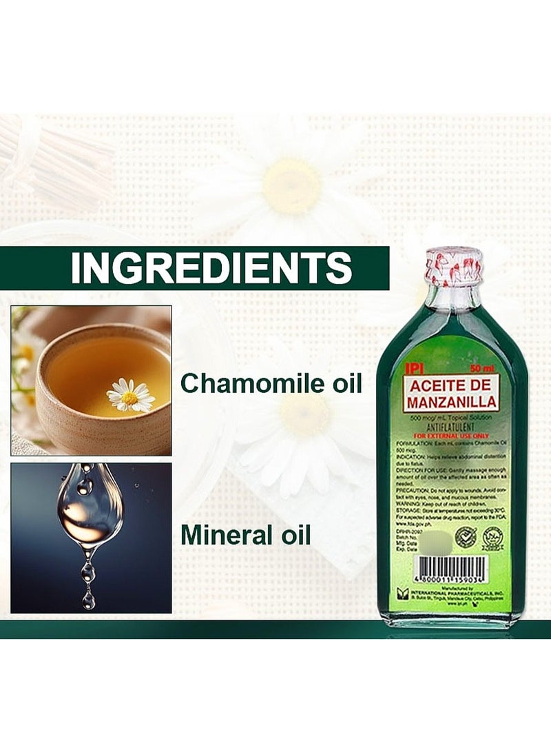 IPI Original Manzanilla Aceite Oil - 50 ml - Image 2