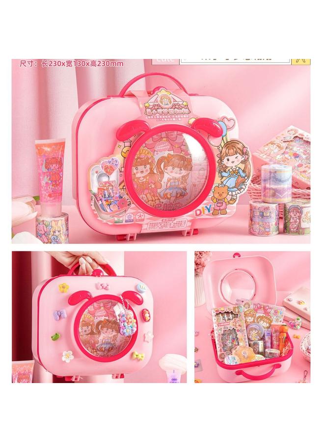Bluejw Lac Diy Cream Glue Small Disc Sticker Suit Girl Children's Toy Goo-ka Plate Full Set Of Hand Account Kit - Image 1