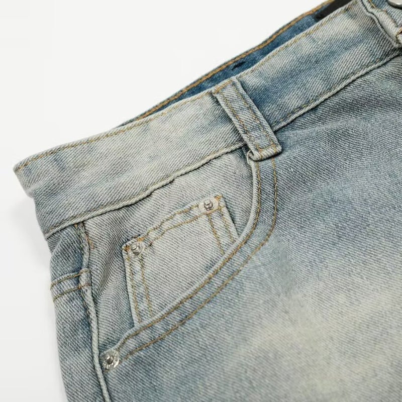 Unisex Casual Daily Denim Jeans - Image 4