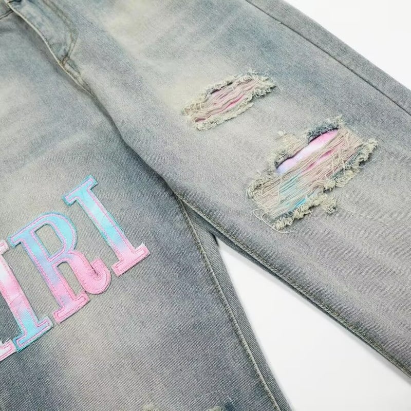 Unisex Casual Daily Denim Jeans - Image 5