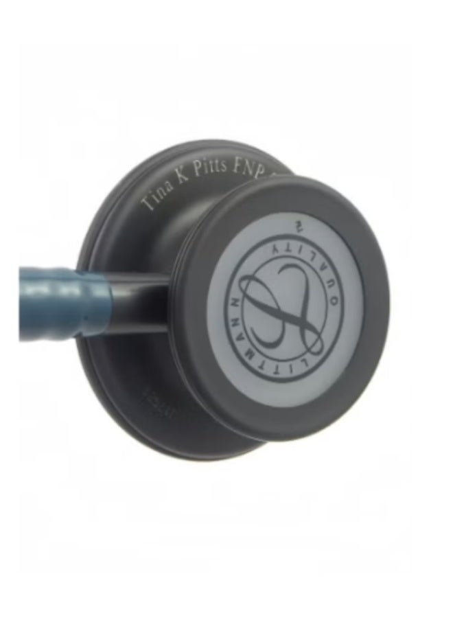 3M Littmann Classic Iii Monitoring Stethoscope, 5868, More Than 2X As Loud*, Weighs Less**, Stainless Steel Black-Finish Chestpiece, 27" Burgundy Tube, Black Stem And Headset - Image 4