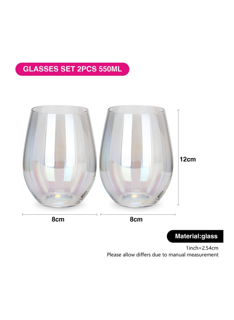 Fissman Glass Set of 2 (550ml) - Image 2