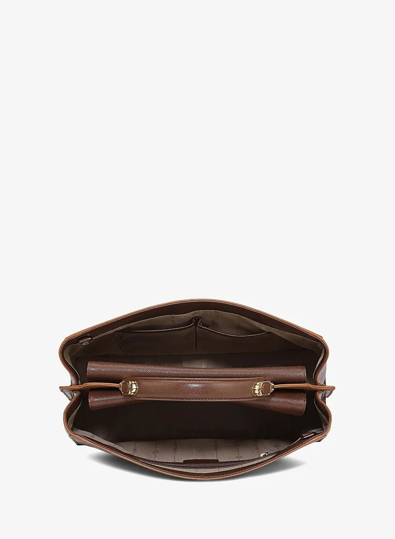 Da Milano  Da Milano Leather Book Tote Bag - Medium Monogram - Date for Women | Best Price UAE