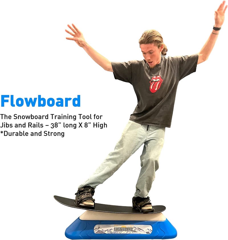 EasyGoProducts EASYGO PRODUCTS Flowboard â€“ The Snowboard Training Tool for Jibs and Rails â€“ 38â€ Long X 8â€ High â€“ Durable and Strong - Image 3