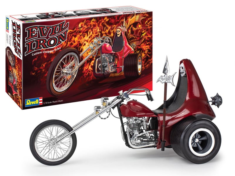 Revell مجموعة بناء دراجة نارية ريفيل 17325 إيفل آيرون ترايك مقياس 1:8 تتكون من 153 قطعة مستوى مهارة 5 - Image 1
