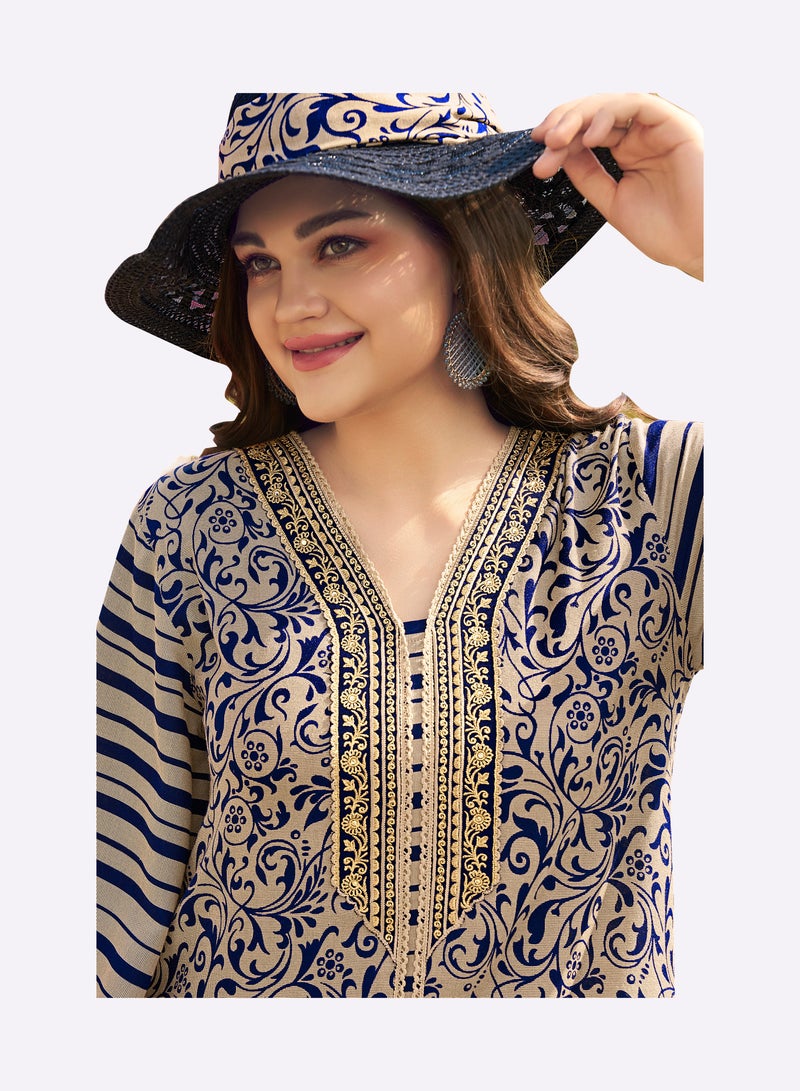 Sara Arabia Sara Arabia Scroll Jalabiya  - Image 3