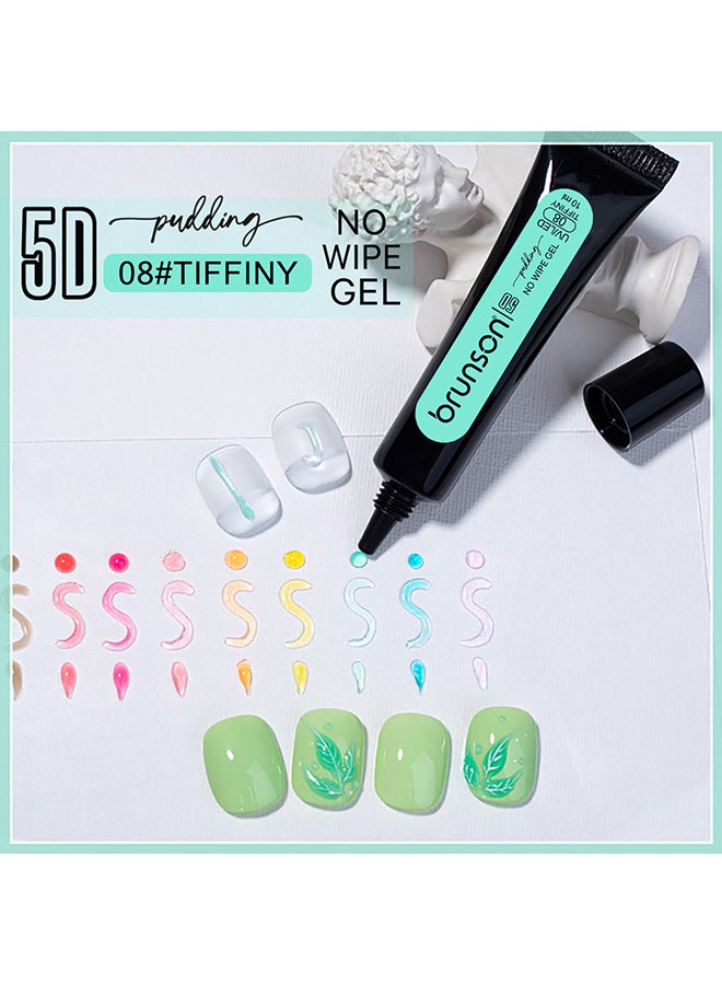 brunson 5D Solid Pudding Gel Nail Polish Candy Varnish Manicure Soak Off 10 ml, B5DG08 - Image 3