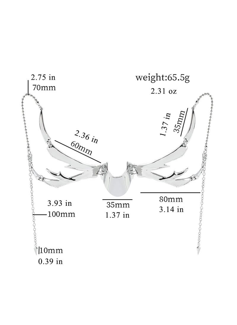 Generic Punk Style Irregular Metal Face Mask for Women and Men, Perfect for Halloween Parties, Carnivals, Fashion Shows, Makeup Balls, and Special Occasions (1 Pack)  - Image 5
