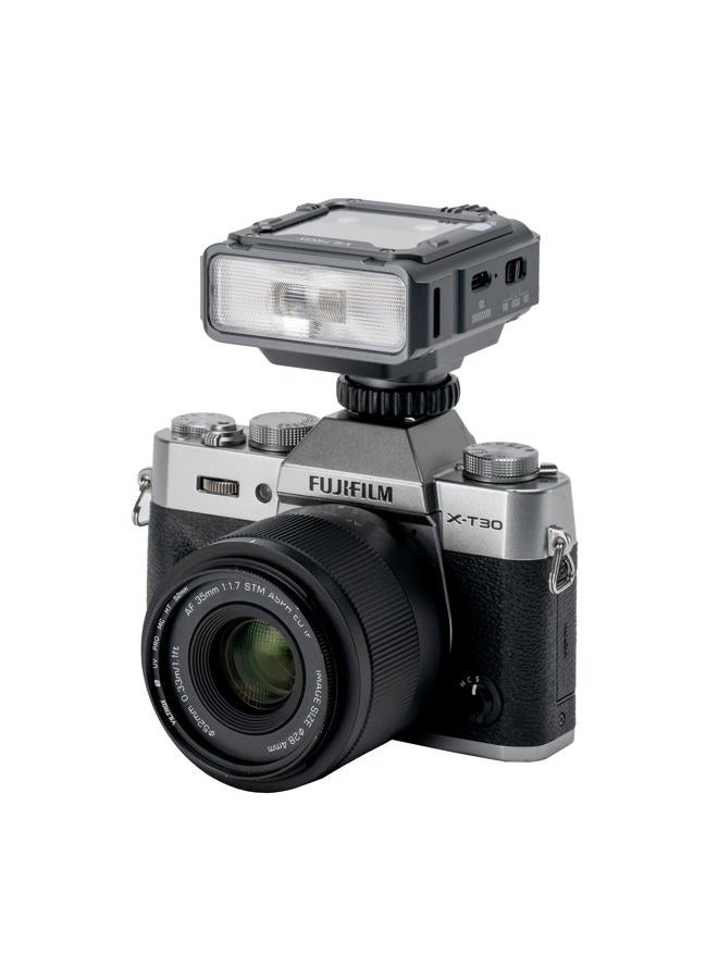 VILTROX TTL Flash for Fujifilm, 1800mAh On Camera Flash for Fuji, 26W/s 5600K Small Flash for Camera, GN16 Mini Flash, 1s Recycle Time, with Softbox (Spark Z3-F, Gray) - Image 4