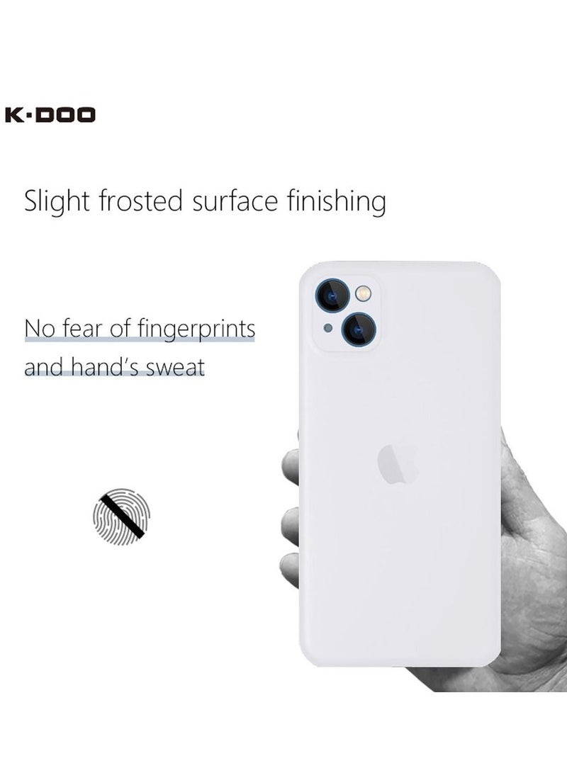 K-Doo جراب Air Skin Case فائق النحافة، غطاء خلفي شفاف مضاد للانزلاق لهاتف iPhone 13 Mini بتغطية كاملة - Image 3