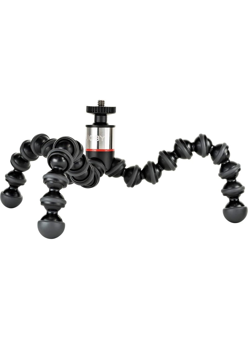 جوبي حامل ثلاثي القوائم JOBY GorillaPod 500: حامل ثلاثي القوائم صغير الحجم ومرن للكاميرات الصغيرة جدًا وكاميرات التصوير بزاوية 360 درجة والأجهزة الأخرى التي يصل وزنها إلى 500 جرام. - Image 4