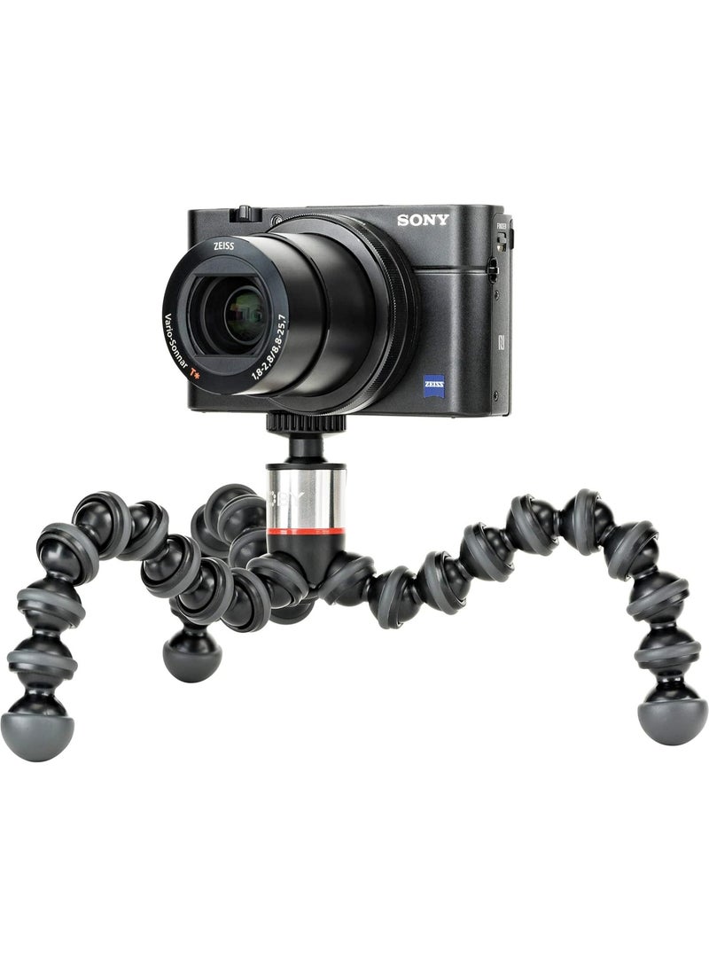 جوبي حامل ثلاثي القوائم JOBY GorillaPod 500: حامل ثلاثي القوائم صغير الحجم ومرن للكاميرات الصغيرة جدًا وكاميرات التصوير بزاوية 360 درجة والأجهزة الأخرى التي يصل وزنها إلى 500 جرام. - Image 1