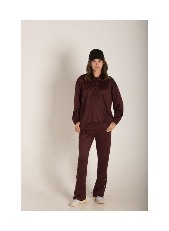 Marco Bergamo Drop Shoulder Plain Hoodie - Image 4