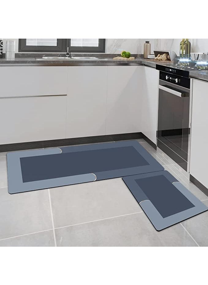 Pamidhar Pamidhar Kitchen 3D Rubber Abstract Floor Mat and Runner with AntiSkid Backing 40 x 120 and 40 x 60 cm Multicolor Pack of 2 Pcs  - Image 5