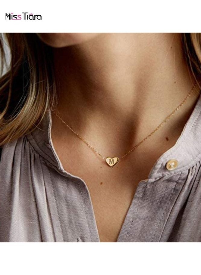 MissTiara - X Letter Heart Shape Design Chain Pendant Necklace for Girl and Women - Image 1