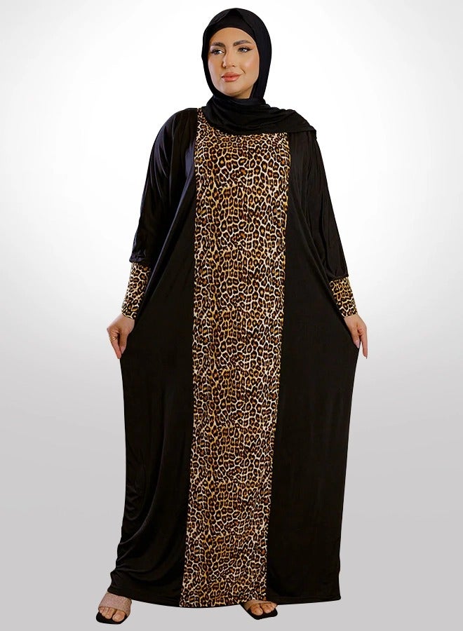 زمرد ثوب صلاة چيرسيه سعودي عملي مع غطاء الرأس من زمرد فاشون  - Image 1